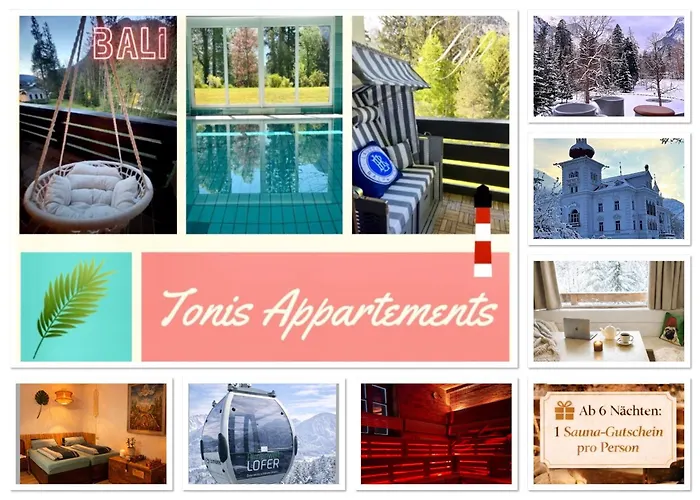 Tonis Lofer - Bali Mit Pool & Bergblick شقة سانكت مارتن باي لوفر